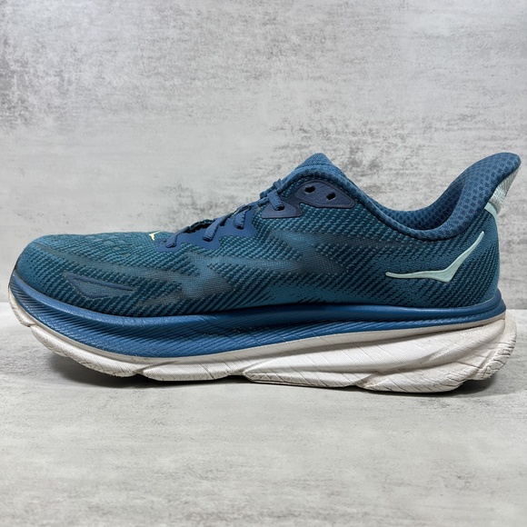Hoka One One Clifton 9 Running Shoes - Men\'s Size 9.5D - Blue